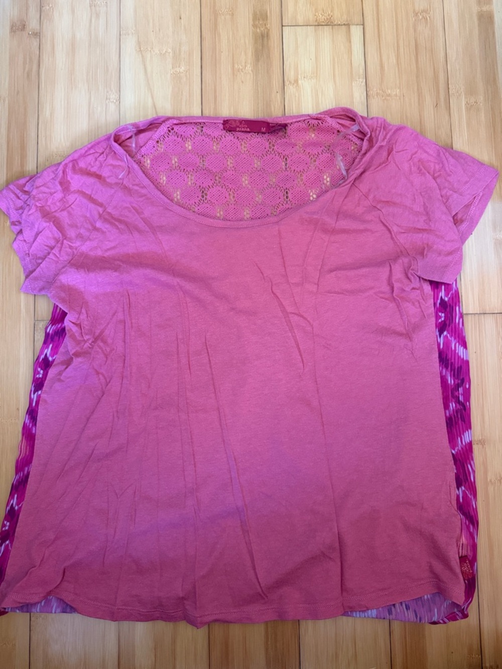 Prana pink shirt